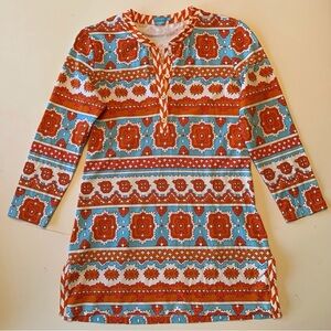 J. McLaughlin Multicolor Patterned Tunic